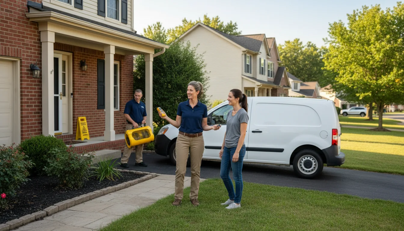Water restoration image for Dehumidification And Cleanup Services in Westmoreland, NH